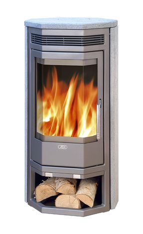 Печь-камин ABX Baltik 4, серая сталь тальк с верхней плитой в Бердске